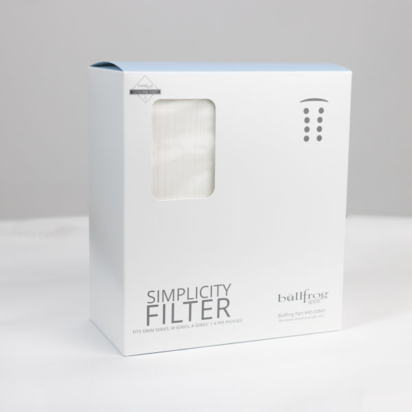 Bullfrog Spas Simplicity™ Flat Filters 4 Pack