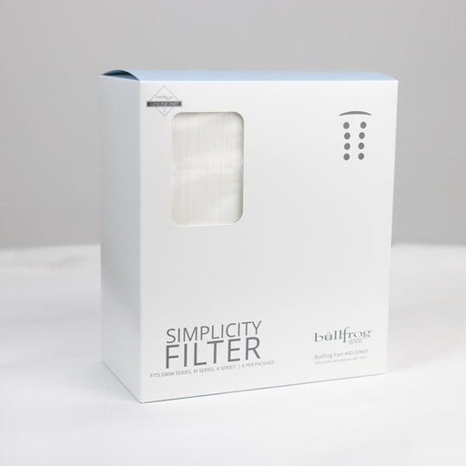 Bullfrog Spas Simplicity™ Flat Filters 4 Pack