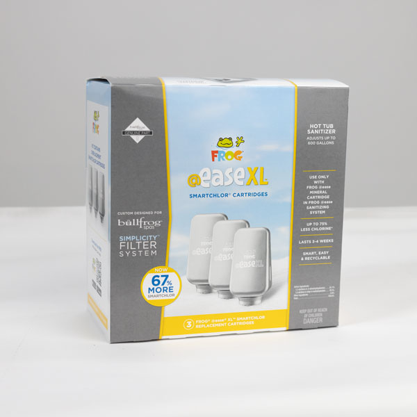 FROG @ease XL SmartChlor Cartridge Replacements (3 Pack) for Bullfrog Spas Models 8/9
